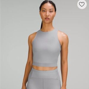 Lululemon SenseKnit Running Tank Top - Rhino Grey - Size 8